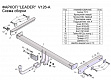 Фаркоп для VOLKSWAGEN TIGUAN. с 2007 по 2016 г.в. - с 2016 г.в.