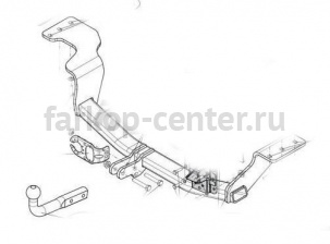 Фаркоп Imiola для NISSAN X-TRAIL T31 2007-2014. Артикул N-036