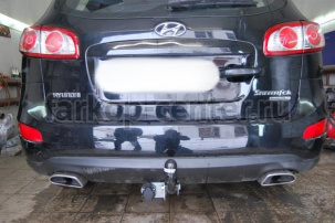 Фаркоп Лидер Плюс для HYUNDAI SANTA FE  2006-2012. Артикул K117-A