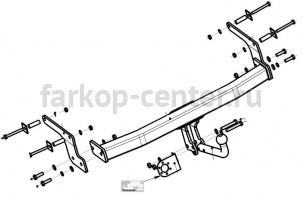 Фаркоп Bosal Russia для RENAULT DUSTER 2015-2019г. Артикул 4374-A