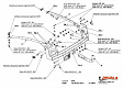 Фаркоп для CITROEN C8. с 2005 по 2010 г.в.