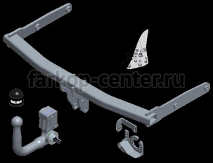 Фаркоп Brink для AUDI A4 2015-2019г. Артикул 610900