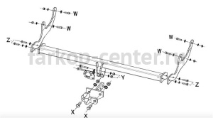 Фаркоп Westfalia для RENAULT SANDERO STEPWAY 2010-2014. Артикул 316286600001