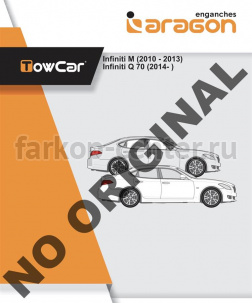 Фаркоп Aragon для INFINITI Q70 M 2010-2013. Артикул E2201AA