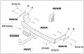 Фаркоп для JEEP LIBERTY. с 2007 по 2012 г.в.