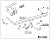 Фаркоп для SEAT TOLEDO. с 2013 г.в.