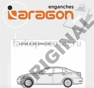 Фаркоп Aragon для LEXUS IS 2005-2013. Артикул E3400AA