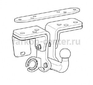 Фаркоп Westfalia для NISSAN PATHFINDER R51 2004-2014. Артикул 332301600001