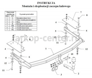 Фаркоп Auto-Hak для MAZDA 6 2002-2008. Артикул M 49