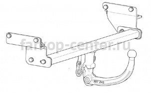 Фаркоп Westfalia для NISSAN QASHQAI J10 2006-2014. Артикул 332247600001