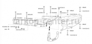 Фаркоп Westfalia для AUDI A4 2004-2007. Артикул 305302600001