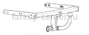 Фаркоп Westfalia для AUDI A1 2010-2019г. Артикул 317085600001