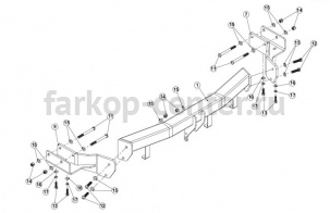 Фаркоп Westfalia для KIA SORENTO 2009-2012. Артикул 345068600001