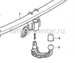Фаркоп Westfalia для AUDI A5 2007-2016. Артикул 305445600001