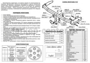 Фаркоп Bosal Russia для MAZDA TRIBUTE 2004-2007. Артикул 3950-A