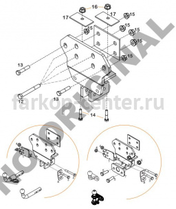 Фаркоп Aragon для TOYOTA LAND CRUISER 200 2007-2019г. Артикул E6418BS