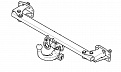 Фаркоп для MERCEDES-BENZ A-CLASS. Без выреза в бампере. W176 с 2012 г.в.