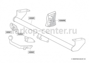 Фаркоп Brink для SUZUKI GRAND VITARA 1998-2005. Артикул 435900