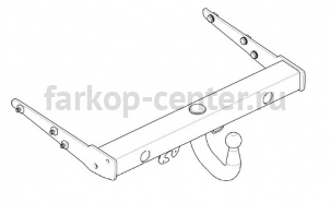 Фаркоп Westfalia для VOLKSWAGEN TRANSPORTER T5 2003-2015. Артикул 321650600001