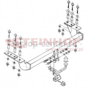 Фаркоп Steinhof для OPEL ASTRA H хэтчбек 2004-2010. Артикул O-116
