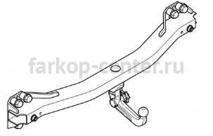 Фаркоп Westfalia для VOLKSWAGEN TOUAREG 2002-2010. Артикул 321736600001
