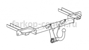 Фаркоп Westfalia для OPEL ASTRA ASTA J GTC 2011-2015. Артикул 314441600001