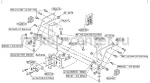 Фаркоп Brink для MAZDA BT-50 2006-2011. Артикул 482600