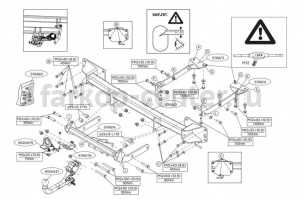 Фаркоп Brink для LAND ROVER RANGE ROVER SPORT 2013-2019г. Артикул 576800