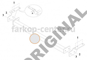 Фаркоп Aragon для VOLVO XC90 2002-2015. Артикул E6807AA