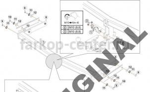 Фаркоп Aragon для SKODA YETI 2009-2014. Артикул E5905BV