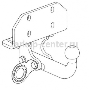 Фаркоп Westfalia для TOYOTA LAND CRUISER PRADO 120 2003-2009. Артикул 335294600001