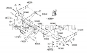Фаркоп Brink для CHEVROLET CAPTIVA 2006-2013. Артикул 461800