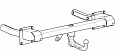 Фаркоп для MERCEDES-BENZ M-CLASS. W164 c 2005 по 2012 - W166 с 2012 - (кроме AMG)