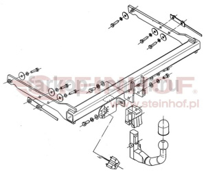 Фаркоп Steinhof для FORD MONDEO 2007-2015. Артикул F-268