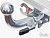 Фаркоп оцинкованный для NISSAN X-TRAIL. T30 с 2001 по 2007 г.в.