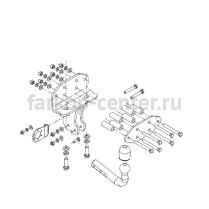 Фаркоп Imiola для LEXUS LX 2007-2019г. Артикул T-039