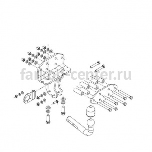 Фаркоп Imiola для LEXUS LX 2007-2019г. Артикул T-039