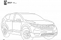 Фаркоп для HONDA CR-V. с 2017 г.в.
