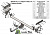 Фаркоп для MAZDA CX-7. Без выреза в бампере. с 2006 по 2012 г.в.