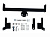 Фаркоп для SUZUKI GRAND VITARA. 5 дверей с 2005 по 2014 г.в.