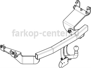 Фаркоп Avtos для CITROEN C-CROSSER 2007-2012. Артикул MI21