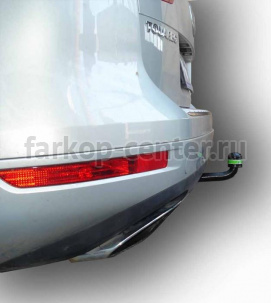 Фаркоп Лидер Плюс для VOLKSWAGEN TOUAREG 2002-2010. Артикул V124-A