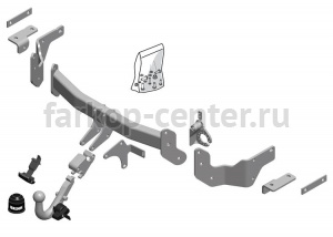 Фаркоп Brink для HYUNDAI GRAND SANTA FE 2014-2019г. Артикул 564300