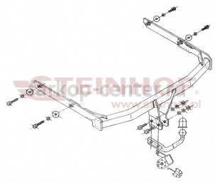 Фаркоп Steinhof для FORD FUSION 2002-2012. Артикул F-236