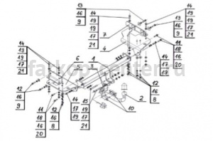 Фаркоп Steinhof для HYUNDAI TUCSON 2004-2009. Артикул H-278