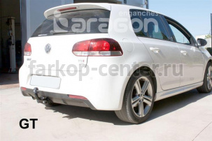 Фаркоп Aragon для VOLKSWAGEN GOLF 5 2003-2008. Артикул E6700DA