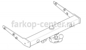 Фаркоп Westfalia для VOLKSWAGEN TRANSPORTER T5 2003-2015. Артикул 321651600001