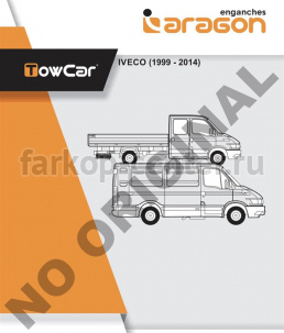 Фаркоп Aragon для IVECO DAILY 1999-2014. Артикул E2700AC