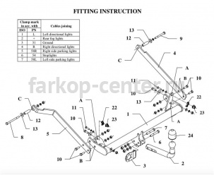 Фаркоп Auto-Hak для RENAULT MEGANE 1995-2003. Артикул G 22