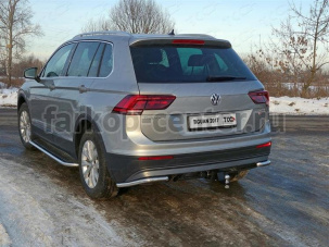 Фаркоп ТСС для VOLKSWAGEN TIGUAN 2016-2019г. Артикул TCU00044